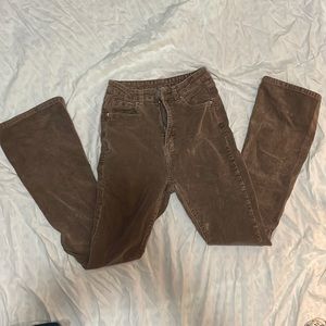 Shein brown Corduroy pant size small